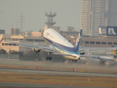 ANA  B767の離陸