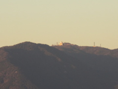山頂から見える夕暮れの景色⑦
