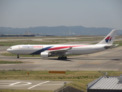 マレーシア航空　A330出発