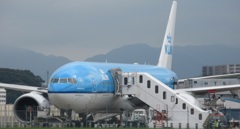 目の前からKLM