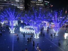 博多シティのイルミネーション点灯　⑩