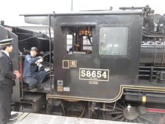 熊本駅に停車していたSL人吉とDE10機関車②