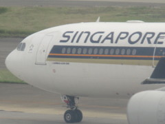 シンガポール航空の出発