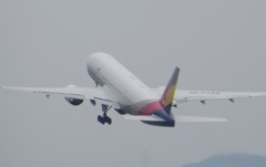 アシアナ航空777－200出発②