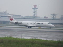 雨の福岡空港②