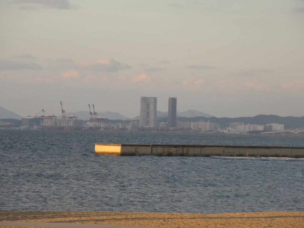 夕暮れの百道浜②