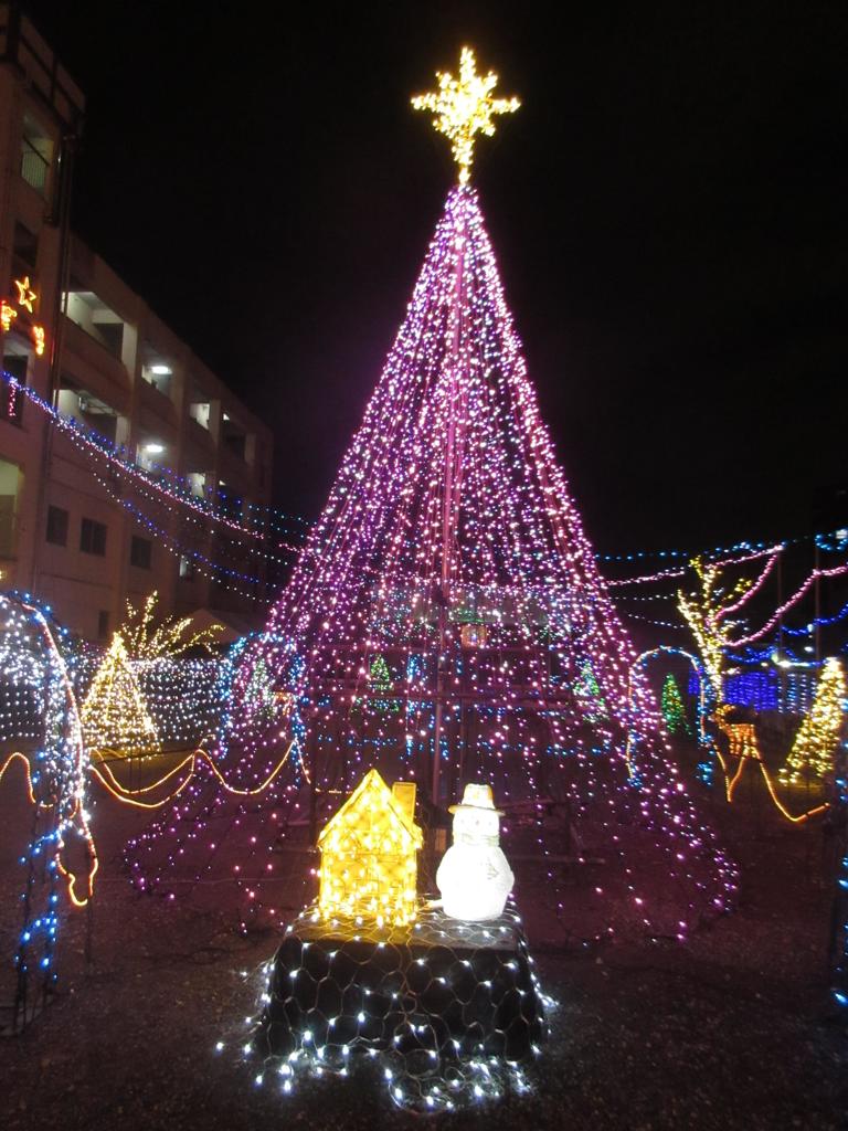 二日市でのクリスマスイルミネーション　②