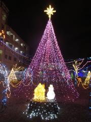 二日市でのクリスマスイルミネーション　②