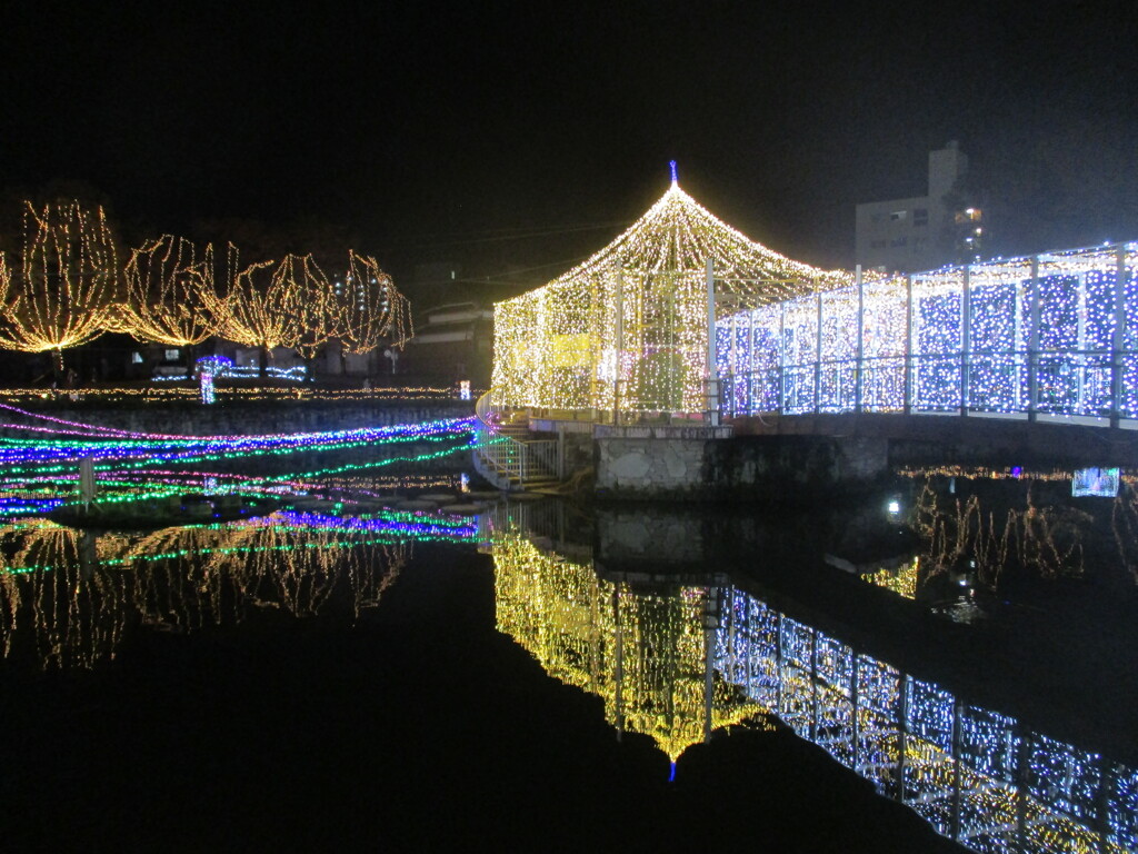 佐賀県鳥栖市中央公園のイルミネーション　㉓