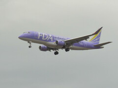 FDA　JA16FJ　福岡ランディング