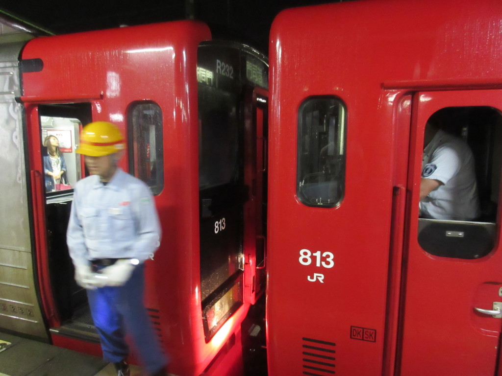 ８１３系連結作業④