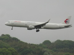 CHINA EASTERN A321 ランディング