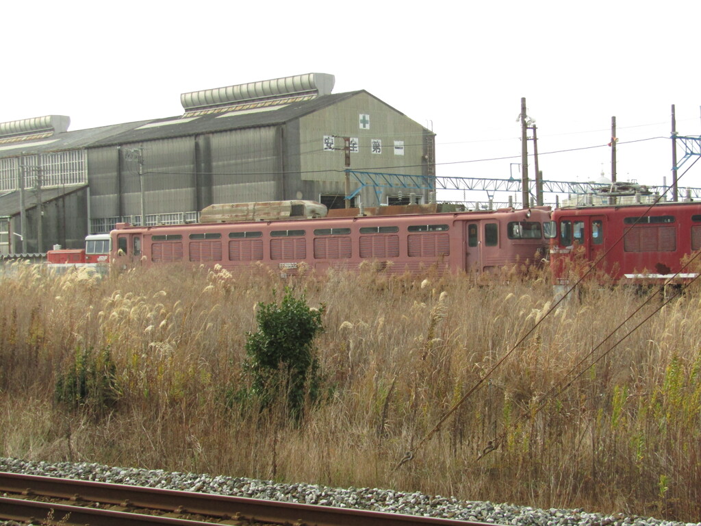 廃車の機関車　門司機関区にて　③