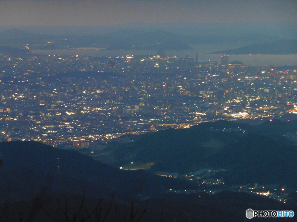 山頂からの夜景④