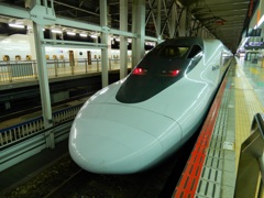 博多駅にて　700系新幹線こだま