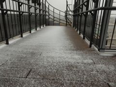 雪の福岡空港　④