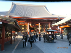浅草寺にて①