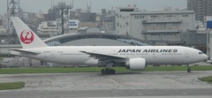 福岡へダイバートしたJAL