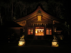 太宰府市竈門神社の夜　①