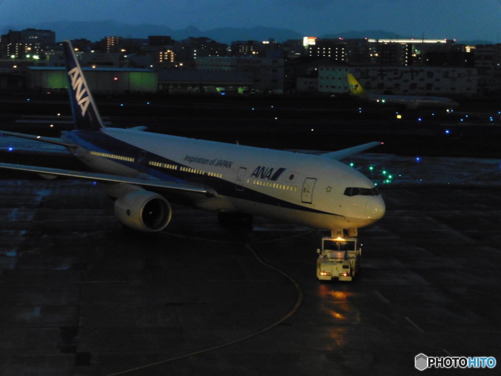 ANA　B777プッシュバック②