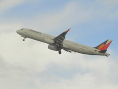 離陸　フィリピン航空　A321