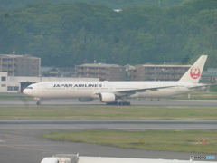 JALのB777到着