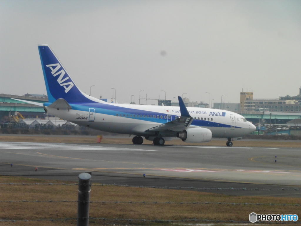 ANA  B737-700ER離陸