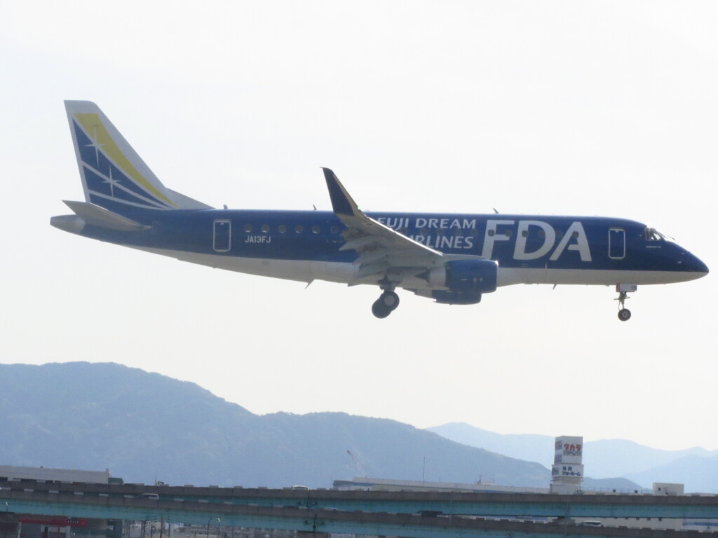 福岡空港へのランディング　③