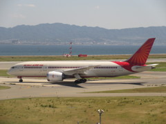 エアインディア　B787の出発