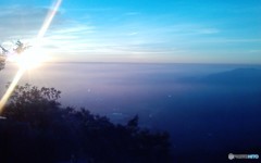 山頂から見えた夕暮れ⑤
