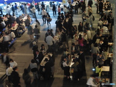 博多駅前広場のビール祭り②