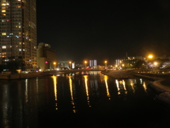 小倉紫川の夜景　②