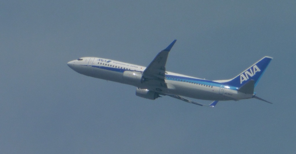 離陸　ANA　B737-800