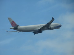 CHINA AIRLINEの離陸