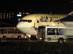 夜間の空港⑦