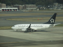 UNITED　B737機材不良で欠航