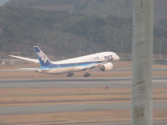 ANA　B8の離陸