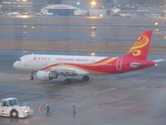 香港エクスプレス　A320出発