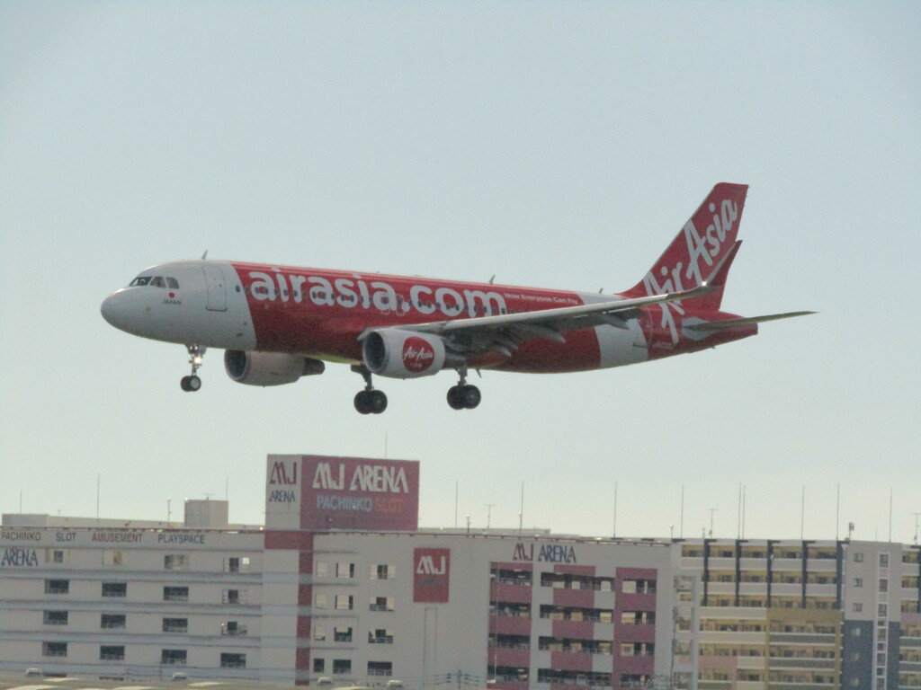 エアアジアジャパン　ランディング　①