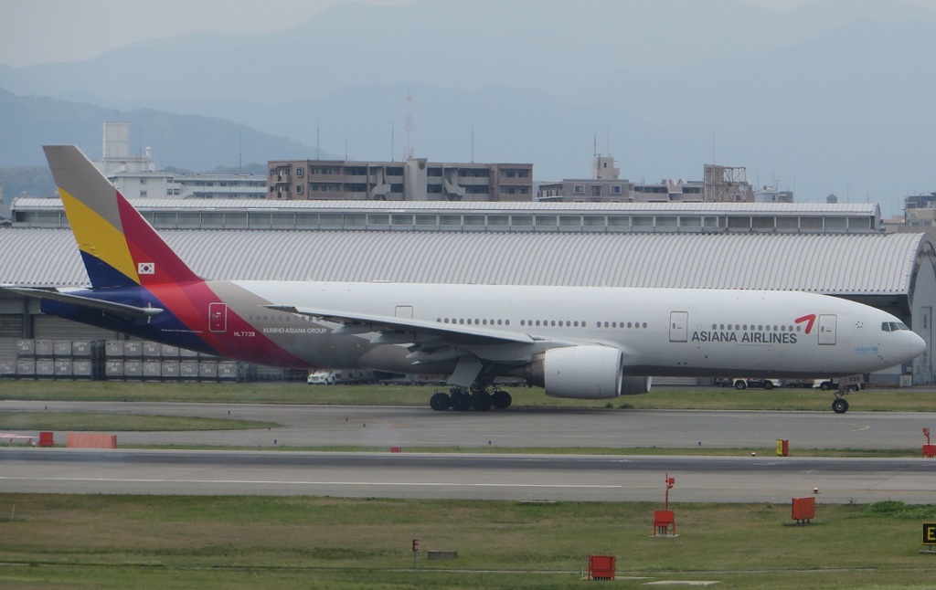 アシアナ航空777－200出発①