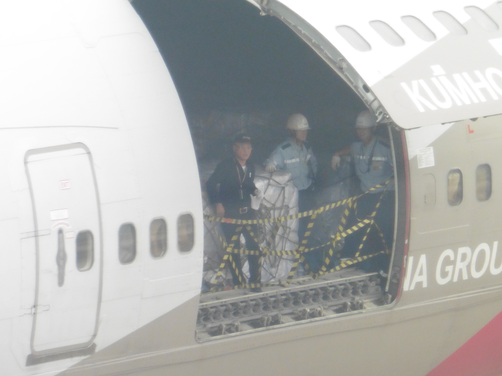 ASIANA　B747-400飛来③