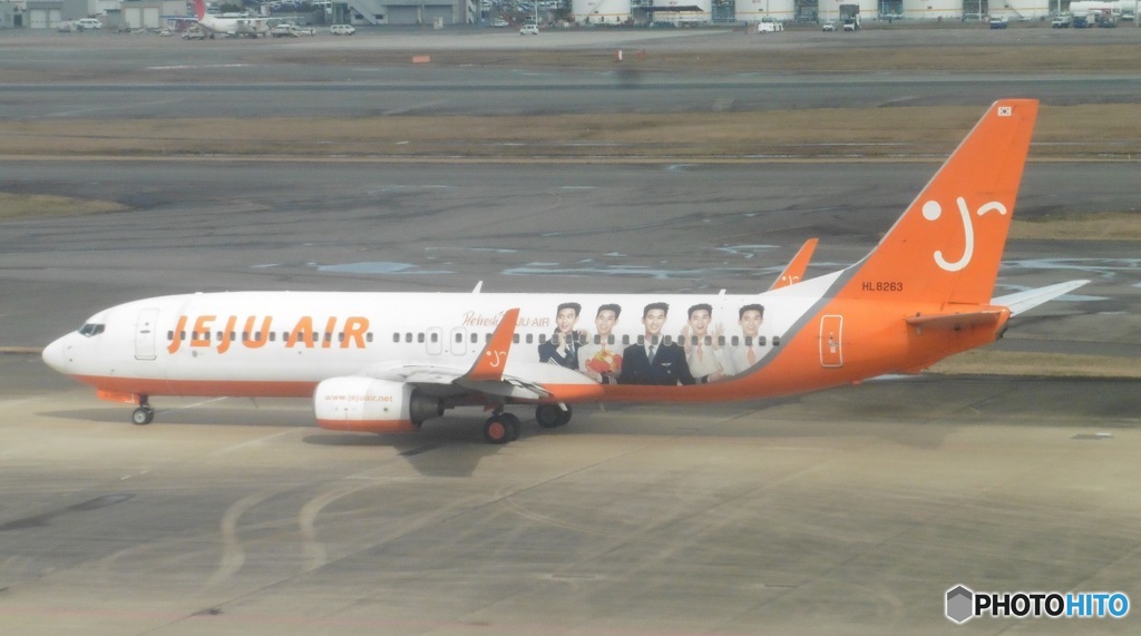 JEJU　AIR塗装機①