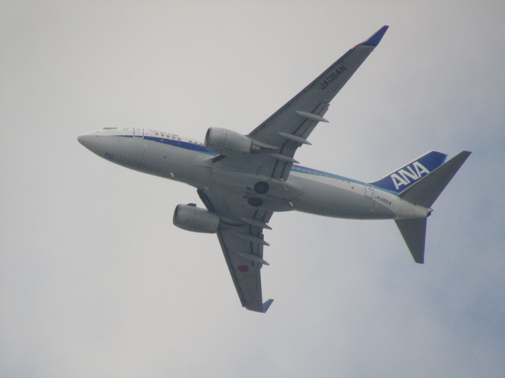 飛行機を眺めて　㉑