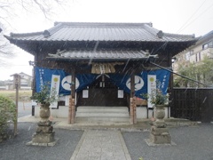 坂本八幡宮と雪　②