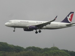 マカオ航空 A320 ランディング