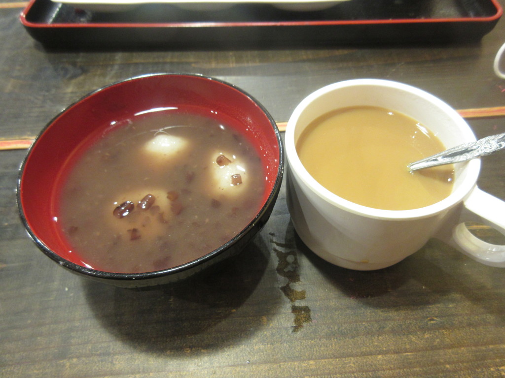 おしることコーヒー