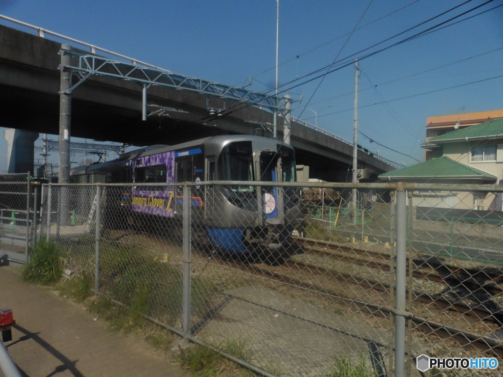 西鉄電車ももクロの塗装車両出現