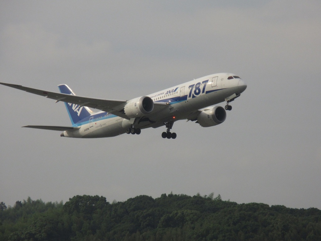 ANA B787離陸