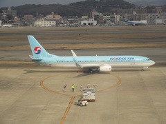 KOREAN　B737-900ER出発