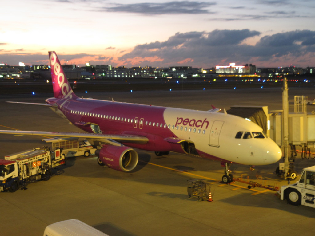 夜の福岡空港　①